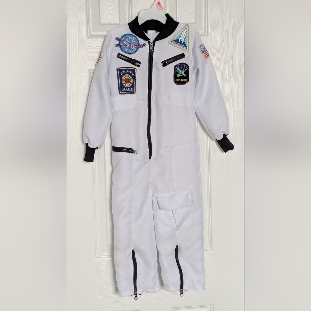 Unisex Kids' (Size Small) 1-Piece Astronaut/Space Suit/Costume/Jumpsuit/Uniform
